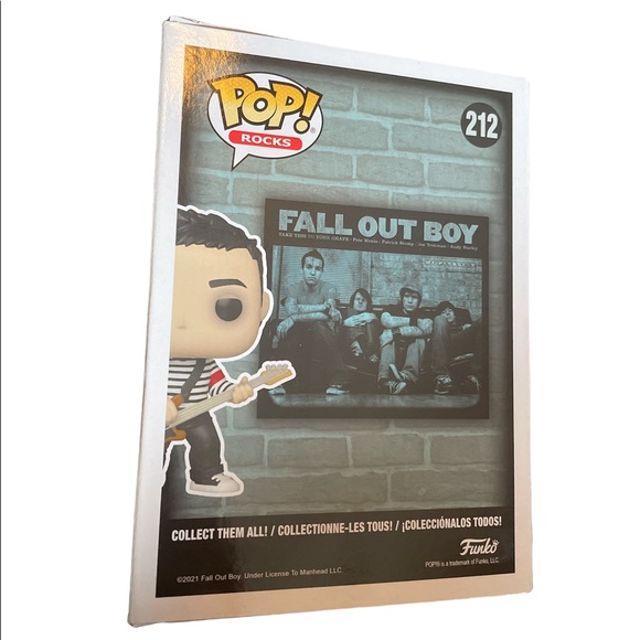 Funko Pop: Pete Wentz of Fall Out Boy (#212) - Picture 4 of 4